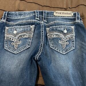 Beautiful rock revival jeans worn a couple times